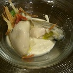 クロッキオ - 仙鳳趾産カキのポシェ980円