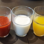 アーユルヴェーダ・カフェ ディデアン - フレッシュジュース3種