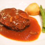 キッチャーノ - ハンバーグランチ 1296円 のハンバーグ