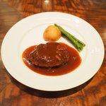 キッチャーノ - ハンバーグランチ 1296円 のハンバーグ