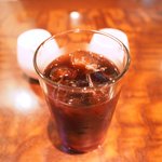 キッチャーノ - ハンバーグランチ 1296円 のアイスコーヒー