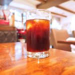ハンバーグランチ 1296円 のアイスコーヒー