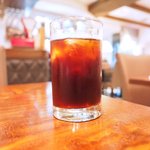 キッチャーノ - ハンバーグランチ 1296円 のアイスコーヒー