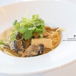 ポエシア - 秋刀魚とカラスミのスパゲッティーニ