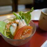 モリタ - 2017.09 思いのほかちゃんとしたサラダが付いてきました：笑い