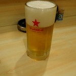 松亭 - 生ビール