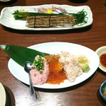 北の味紀行と地酒 北海道 - のっけ盛り寿司
            見た目華やか～♪  