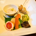 一十百 - 先附け