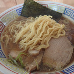 煮干らぁめん 有頂天 - 麺アップ