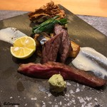 丸新 - 国産黒毛和牛のハラミ焼