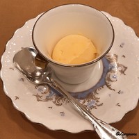 モダンフレンチ グランヴヌール(盛岡グランドホテル) - オレンジのシャーベット