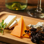 Assortment of 3 types of cheese