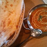 インドレストラン キッチンキング - チキンと豆のカレー
