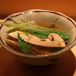 麻布 かどわき - 松茸のしゃぶしゃぶ