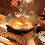 麻布 かどわき - 鱧のしゃぶしゃぶ