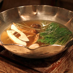 麻布 かどわき - 松茸のしゃぶしゃぶ