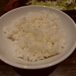 豚家 - 【2017.9.29(金)】味噌汁セット(味噌汁＋ライス＋漬物)220円のライス
