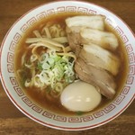 喜多方食堂 - 味玉ラーメン(鶏油)750円♪ 