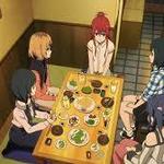 松亭 - アニメの松亭店内