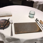 ラ ペ - テーブルセットの様子。