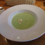 レストラン フィーネ - アスパラガスのスープ