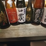 もつ鍋居酒屋はらへった - メニューに載せず、一升瓶や４合瓶売りをしているものもあります。