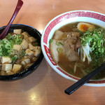 天下第一 - 醤油豚骨ラーメン&麻婆丼