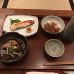 Kyoudo Shutei Ganso Robata - お通し3皿