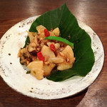 山のごはんよもぎ - （2017年9月）梨の豚肉巻きソテー  薬膳あん仕立て
      ボリュームのある一品でした！
      薬膳あんは体に良さそうな味（＾＾）
      好き嫌いは分かれそうですが私は好きですね♪