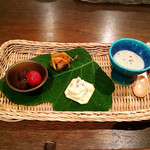 山のごはんよもぎ - （2017年9月）前菜