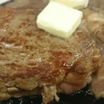 バッファローキング - リブロース400gミディアムレア&ご飯大盛り&プレモル大ジョッキ生