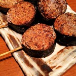 炭火やき鳥　りょう - 〆の焼きのりまき