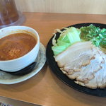 らーめん 辰弥 - ごまみそつけ麺　ウルトラ辛