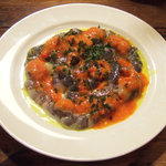 香菜軒 - 天然エビのカルパッチョ(880円)