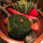 OTTO SETTE - 途中で見せてくれた野菜