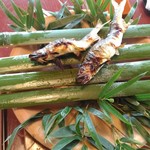 虎屋 壺中庵 - 高知県安田川の鮎の塩焼き