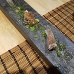 金目鯛と甘鯛の藁焼き塩たたき