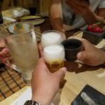 乾杯(^_^)／□☆□＼(^_^)