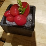 和旬菜 せつだ - プチトマトの梅酒漬け