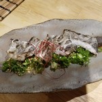 和旬菜 せつだ - 太刀魚の藁焼き塩たたき