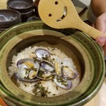 和旬菜 せつだ - あさりの土鍋ご飯