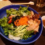 濱焼北海道魚萬 - 漁師屋サラダ