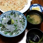 Ooi Shi - 生しらす丼と桜えびの天ぷら