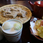 そば茶屋 極楽坊 - 野菜天ざる