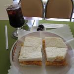 厚焼きたまごサンド＋アイスコーヒー￥６３０