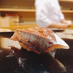 日本橋蛎殻町 すぎた - 2017.8.  鯵