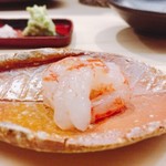 日本橋蛎殻町 すぎた - 2017.8.  縞海老