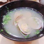 日本橋蛎殻町 すぎた - 2017.8.  浅利の味噌汁