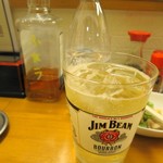 立ち呑み しゅう - 置いてたボトルを出してもらってハイボールセット