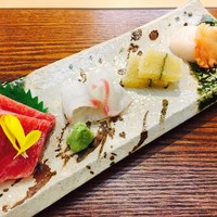 寿司 しながわ 葵 - お造りは大トロはもちろん美味しいのだけど、子持ち昆布と赤貝がとっても好き♪